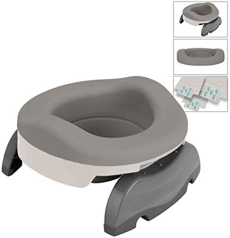 Kalencom Potette Plus folded for travel inside a bag