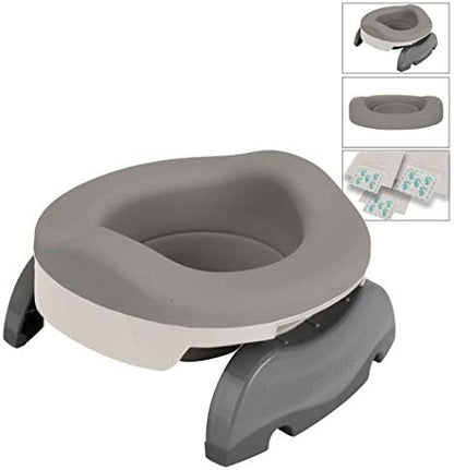 Kalencom Potette Plus folded for travel inside a bag