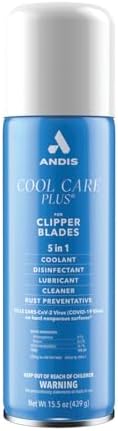 Andis 5 in 1 maintenance spray with clipper cleaning brush