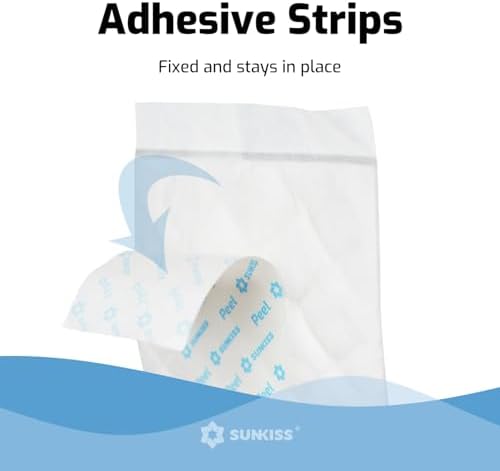 SUNKISS adult personal care booster pads highlighting the odor control gel core technology
