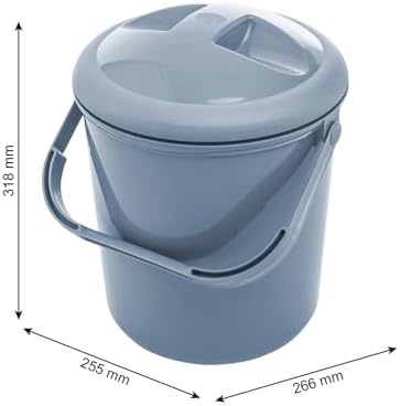 Rotho Babydesign sustainable recycled plastic nappy bin side profile