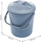 Rotho Babydesign sustainable recycled plastic nappy bin side profile