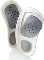 Three levels of interchangeable arch inserts included with WalkFit Platinum orthotics.