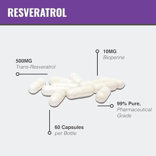 Maac10 Trans Resveratrol capsules dietary supplement close up view