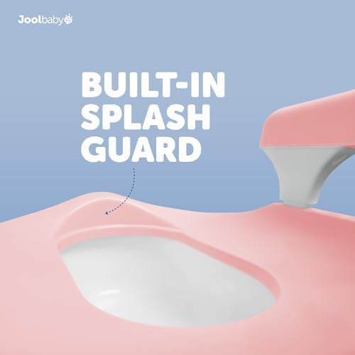Close up of splash guard on Jool Baby potty seat
