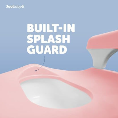 Close up of splash guard on Jool Baby potty seat