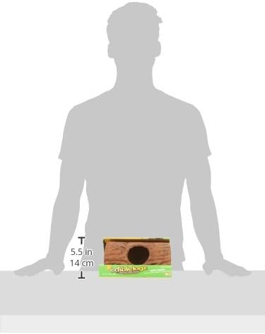 Wild Harvest large log hideout side entry hole and natural honey alfalfa material