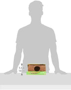 Wild Harvest large log hideout side entry hole and natural honey alfalfa material