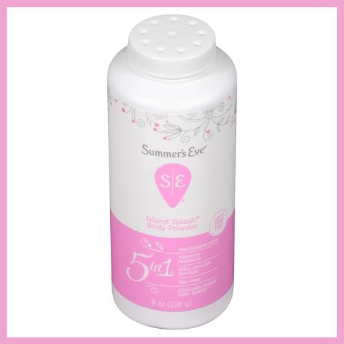 Summer's Eve Island Splash Body Powder for daily freshness and chafing prevention.
