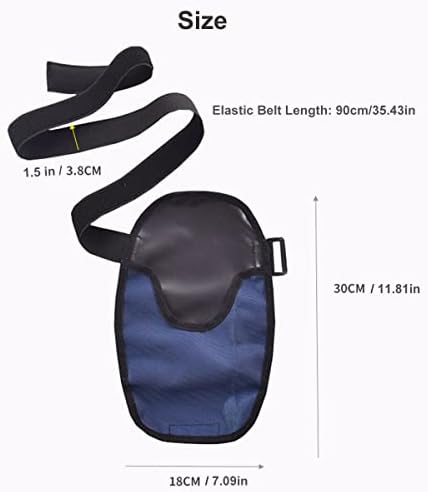 Universal stoma pouch cover with adjustable elastic fixation belt for secure fit