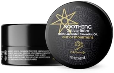 Out Of Mountains cuticle balm black and gold packaging