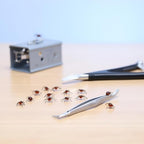 Two pieces of Galepromot stainless steel grooming tools