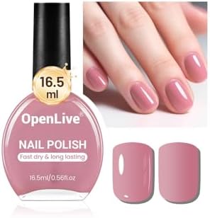 OpenLive Dusty Rose Nail Polish front view bottle