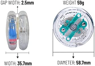 Yomega The Original Brain - Professional Yoyo for Kids and Beginners, Responsive Auto Return Yo Yo Best for String Tricks + Extra 2 Strings & 3 Month Warranty (Clear) - Image 5