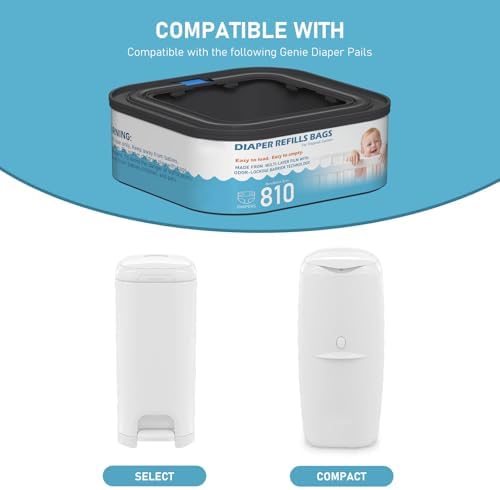 VocXylizan four pack diaper pail refills stacked together