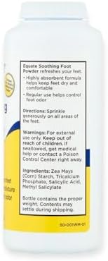Talc-free vegan foot and shoe deodorizer bottle showing spray nozzle.
