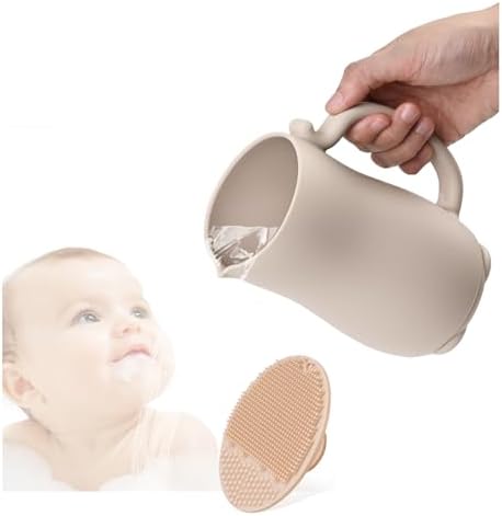 YOSEGOOTER baby bath cup placed on a modern bathroom shelf display