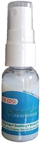 KeriCure liquid bandage spray bottle for baby scratch and wound care