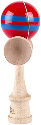 Close up of Duncan Komodo Kendama beechwood construction
