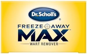 Dr. Scholl's wart removal kit featuring 10 treatments for hands and feet.