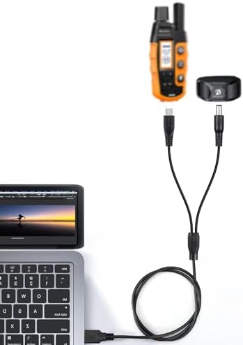 YEAOI 2-pack charger cord connected to a standard USB power source illustrating compatibility with wall adapters.