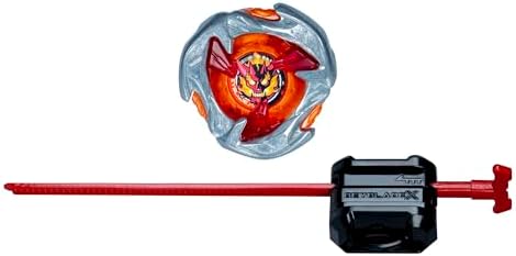 Beyblade X launcher and top set for competitive battling