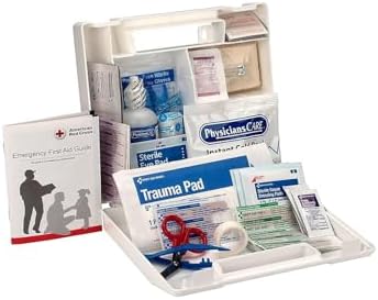 First Aid Only 223-U portable medical box with handle for worksite use