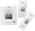 Schwarzkopf professional five count hair dye remover packaging showing dual part sachets