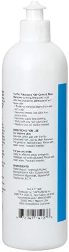 Imported USA hair color stain removal liquid 11.8 Ounces bottle packaging