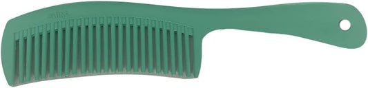 TuffRider Aluminum Comb with Handle green 8 inch grooming tool