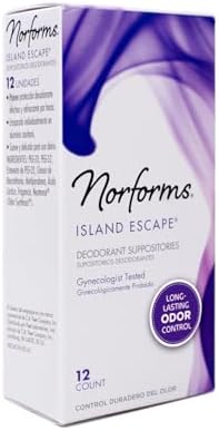 Norforms 3 pack bundle of Island Escape long lasting feminine deodorant.