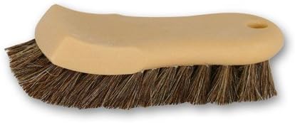 RAGGTOPP Natural Horse Hair Convertible Top Brush front view showing dense soft detailing bristles