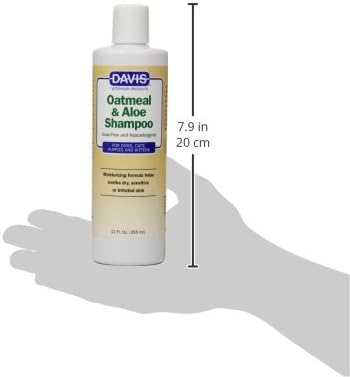 Davis manufacturing veterinary grade soap free dog shampoo bottle back