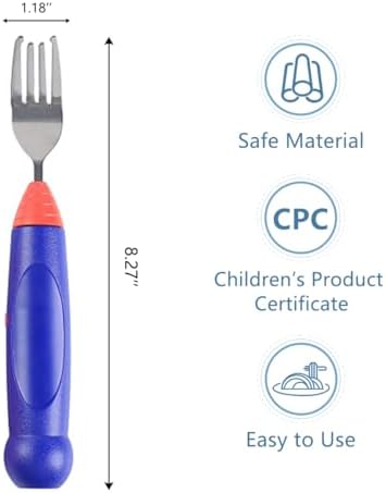 Detachable stainless steel fork head for wingosoph utensil