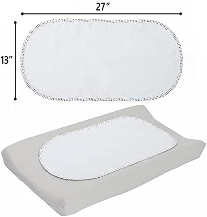 Tillyou 6 pack changing pad liners white color