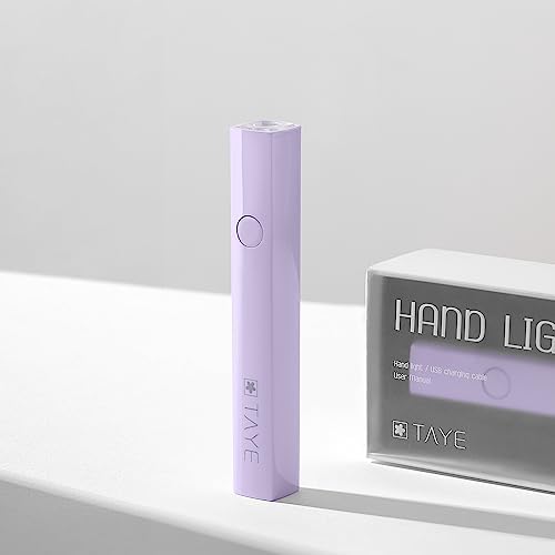 Portable handheld LED nail dryer for DIY manicures