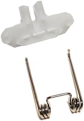 Three piece hair clipper maintenance set including replacement guide block and tension spring for JRL clippers