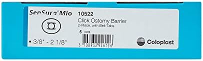Elastic adhesive side of the trim to fit ostomy barrier highlighting the ten to fifty five millimeter cutting guide.