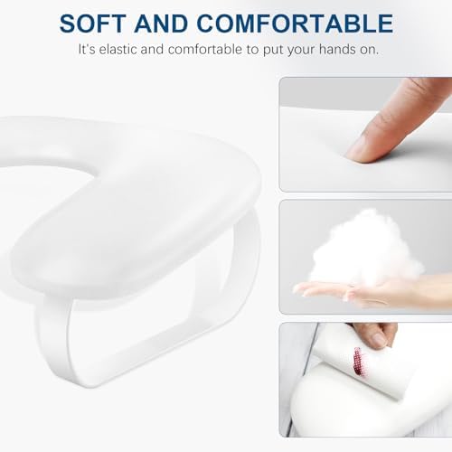Aonolovo nail arm rest showing space for a UV nail lamp underneath