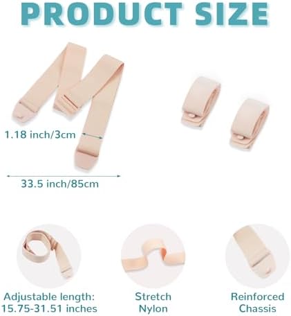 Close up of adjustable plastic clips on ostomy support belt