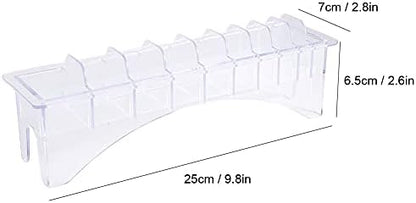 Taidda limit comb storage box view from above displaying empty slots designed for professional barber tools