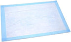 Stack of 17 by 24 inch hospital underpads for incontinence
