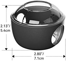 Safelon door knob cover clear and black variant