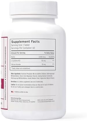 Dermatologist recommended hair and nail vitamins for stronger nail growth