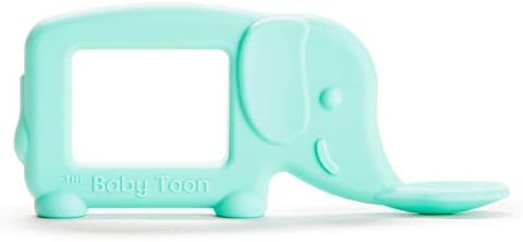 Munchkin baby teething spoon packaging displaying the authentic Shark Tank featured logo.