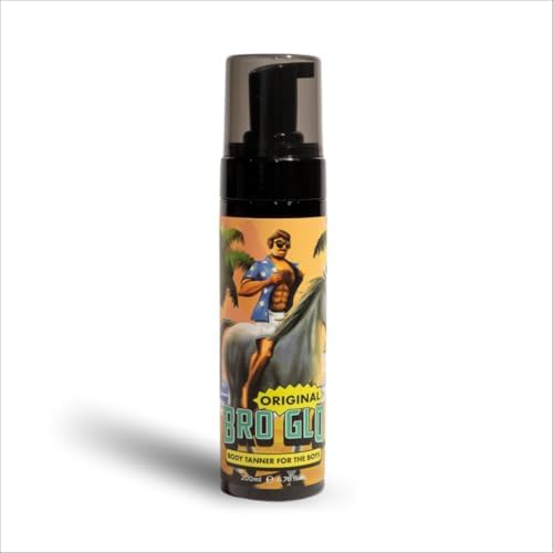 Bro Glo self tanner foam mousse bottle front view