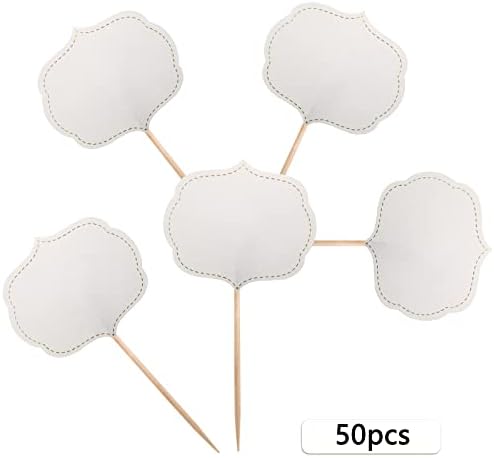 Blue Top blank toothpick flags for party buffet