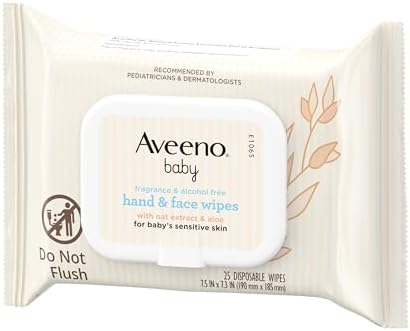 Pack of 4 baby sensitive skin wipes 100 total wipes value bundle for home and travel