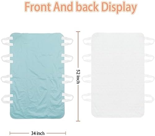 Agooliiu washable bed pad folded showing TPU waterproof layer