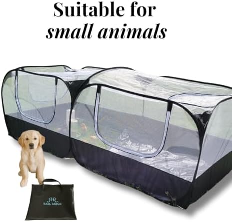 Chicken Brooder with Cord Access Port & Detachable Base, Portable Pop Up Chicken Playpen for Chicks, Foldable Indoor Chicken Coop & Brooder Box, Small Animal Playpen for Rabbits, Puppies, Cats - Image 5